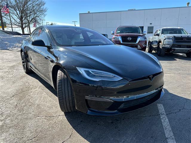 used 2021 Tesla Model S car, priced at $54,977