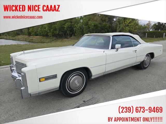 used 1975 Cadillac Eldorado car, priced at $19,999