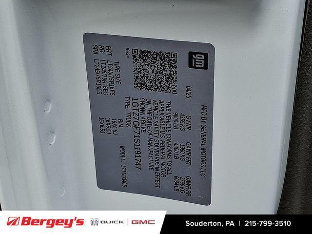 new 2025 GMC Savana 3500 car, priced at $51,805