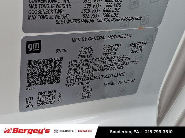 new 2026 GMC Sierra 1500 car, priced at $40,625