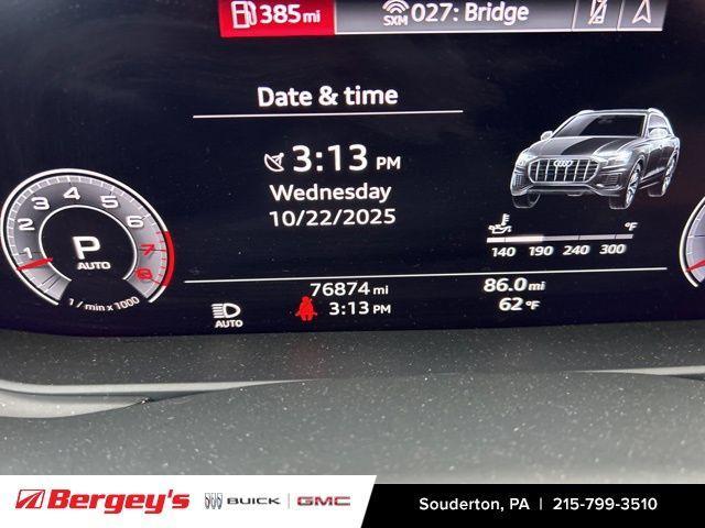 used 2020 Audi Q8 car, priced at $34,994