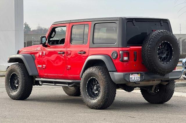 used 2018 Jeep Wrangler Unlimited car, priced at $21,350