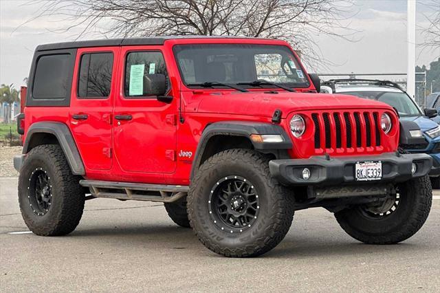 used 2018 Jeep Wrangler Unlimited car, priced at $21,350