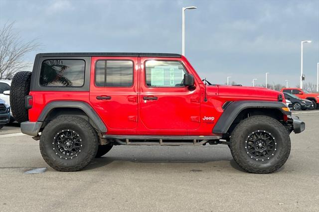 used 2018 Jeep Wrangler Unlimited car, priced at $21,350