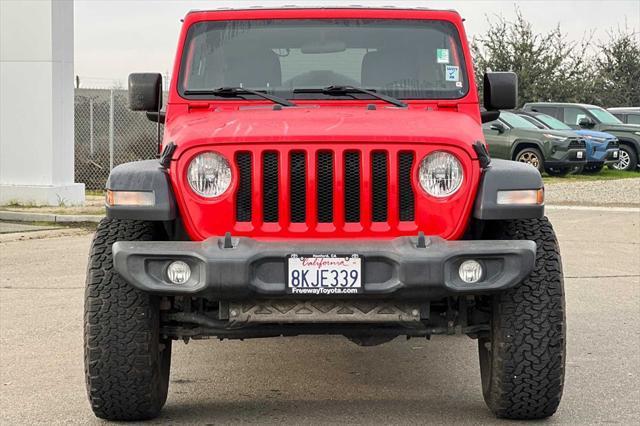 used 2018 Jeep Wrangler Unlimited car, priced at $21,350