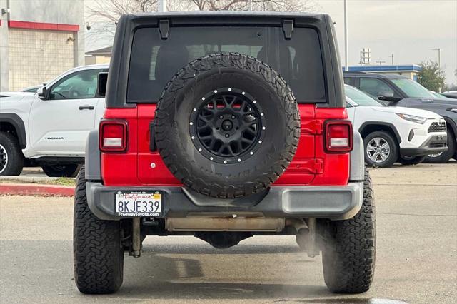 used 2018 Jeep Wrangler Unlimited car, priced at $21,350