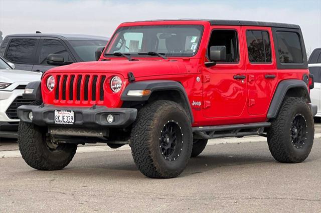 used 2018 Jeep Wrangler Unlimited car, priced at $21,350