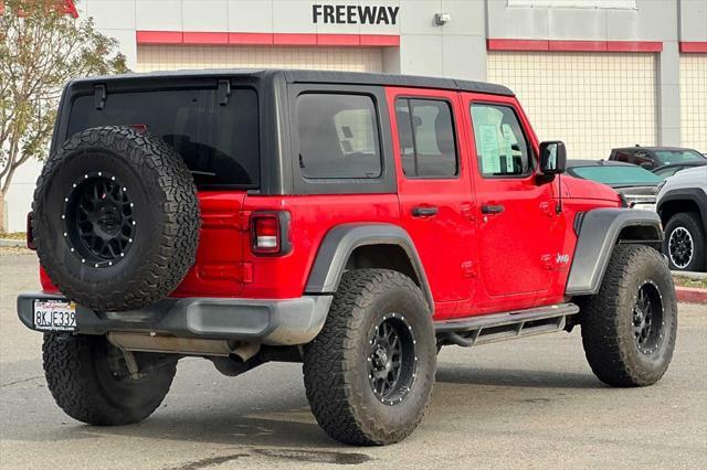 used 2018 Jeep Wrangler Unlimited car, priced at $21,350