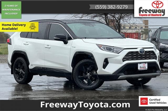used 2021 Toyota RAV4 Hybrid car, priced at $33,000