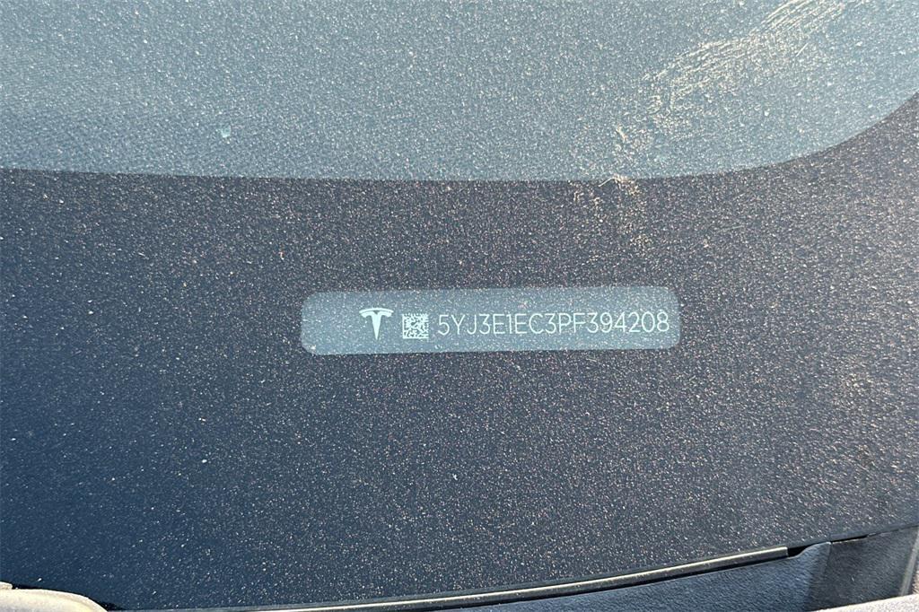 used 2023 Tesla Model 3 car, priced at $27,750