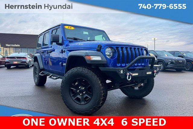 used 2018 Jeep Wrangler Unlimited car, priced at $23,994