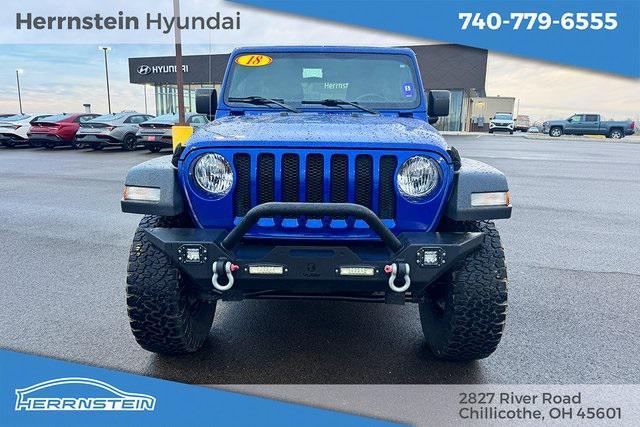 used 2018 Jeep Wrangler Unlimited car, priced at $23,994