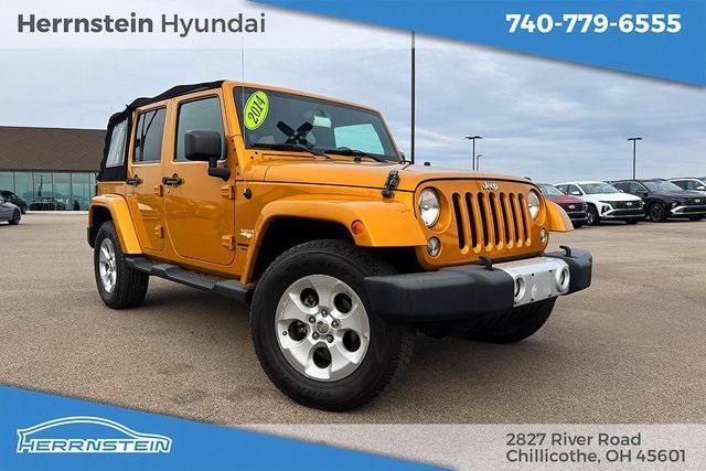 used 2014 Jeep Wrangler Unlimited car, priced at $17,850