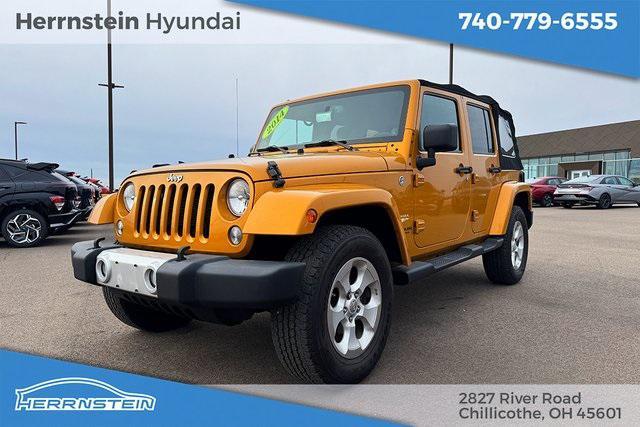 used 2014 Jeep Wrangler Unlimited car, priced at $17,850