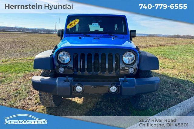 used 2015 Jeep Wrangler Unlimited car, priced at $17,474