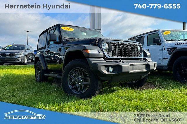 used 2024 Jeep Wrangler car, priced at $34,133