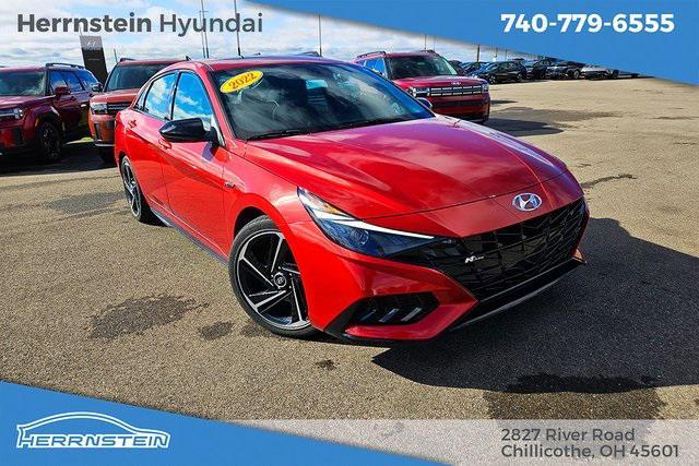 used 2022 Hyundai Elantra car, priced at $22,000