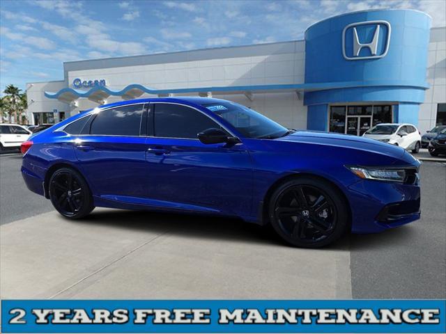 used 2021 Honda Accord car, priced at $24,999