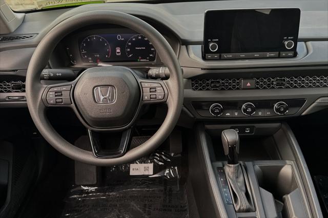 new 2025 Honda Accord car, priced at $28,945