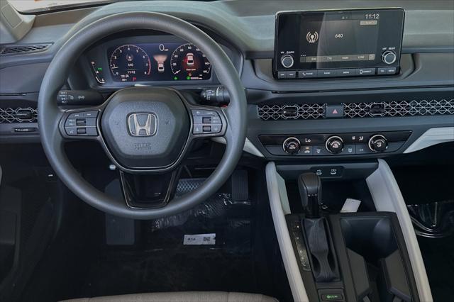 new 2025 Honda Accord car, priced at $29,845