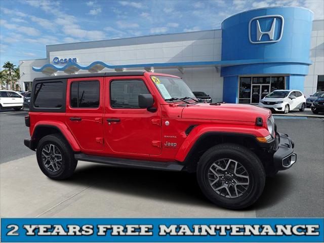 used 2024 Jeep Wrangler car, priced at $42,878