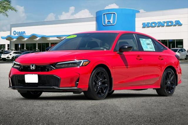 new 2025 Honda Civic car, priced at $26,345