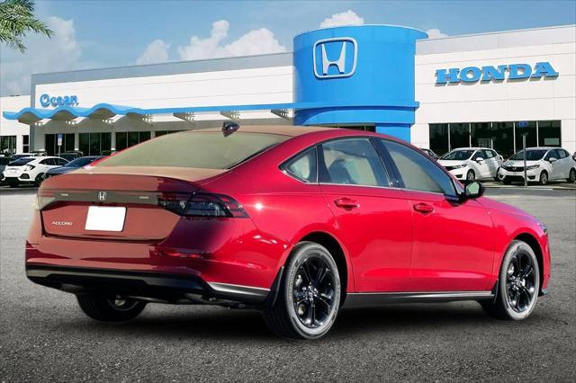 new 2025 Honda Accord car, priced at $32,110