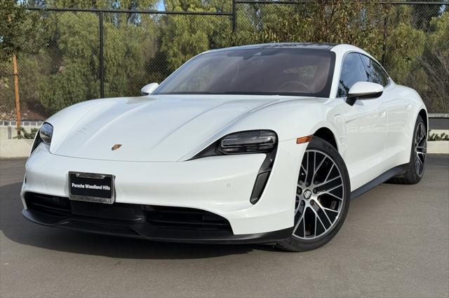 used 2021 Porsche Taycan car, priced at $77,031