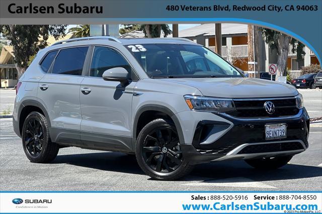 used 2023 Volkswagen Taos car, priced at $23,488