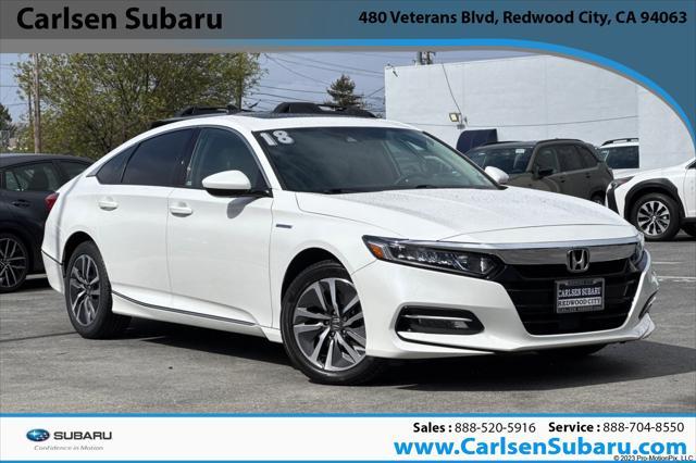 used 2018 Honda Accord Hybrid car, priced at $21,888