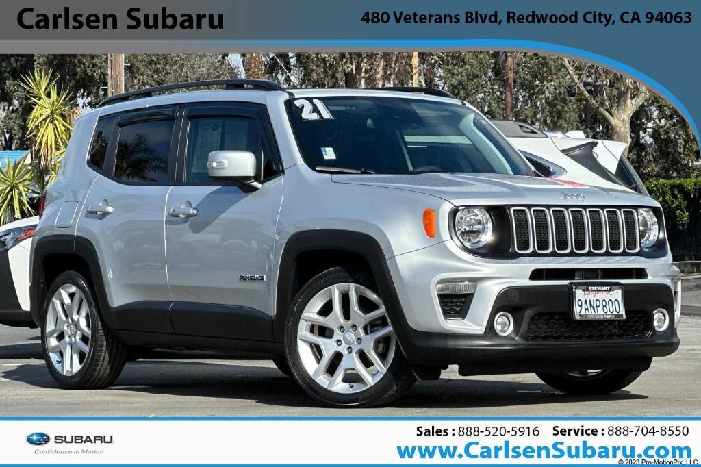 used 2021 Jeep Renegade car, priced at $17,995