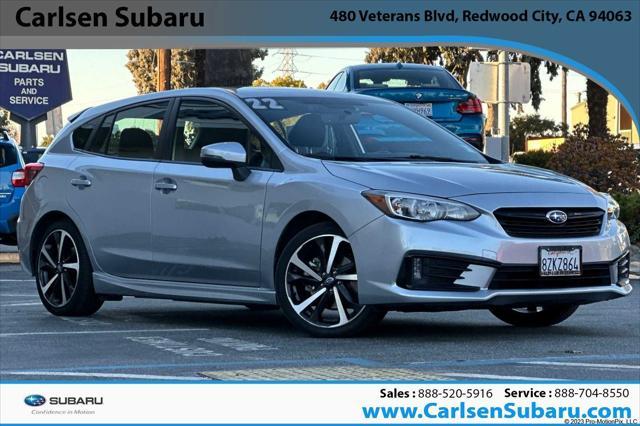 used 2022 Subaru Impreza car, priced at $21,888