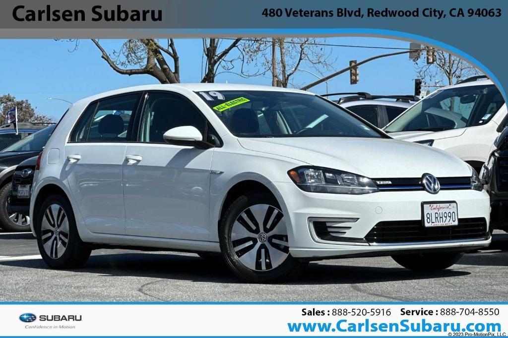 used 2019 Volkswagen e-Golf car, priced at $16,888