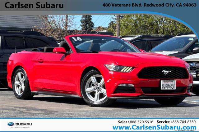 used 2016 Ford Mustang car, priced at $13,488