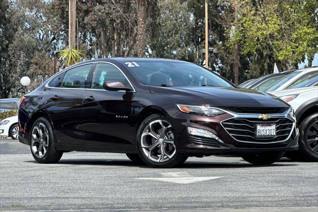 used 2021 Chevrolet Malibu car, priced at $15,488