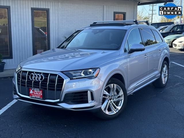 used 2021 Audi Q7 car, priced at $35,430