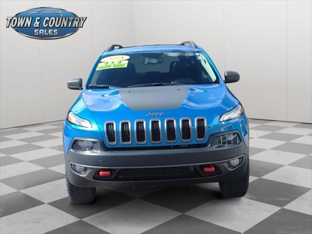 used 2018 Jeep Cherokee car, priced at $24,050