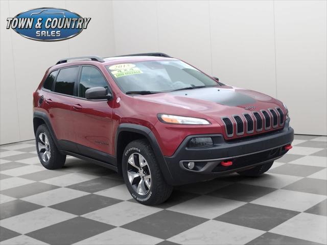 used 2015 Jeep Cherokee car, priced at $18,495