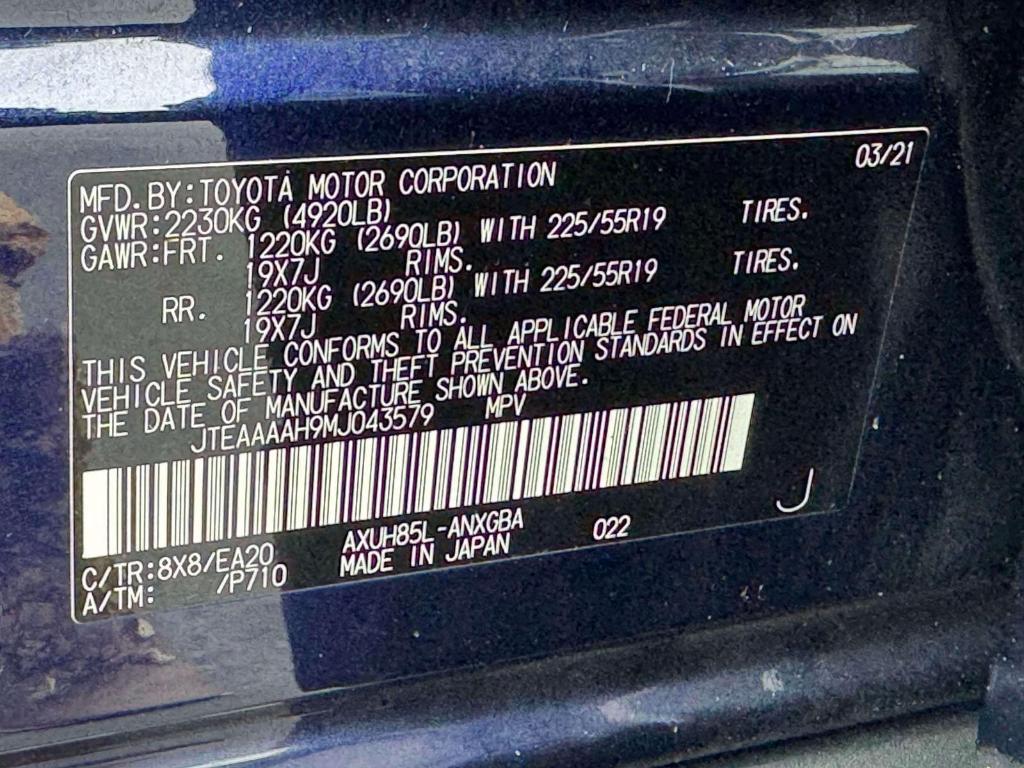 used 2021 Toyota Venza car, priced at $26,895