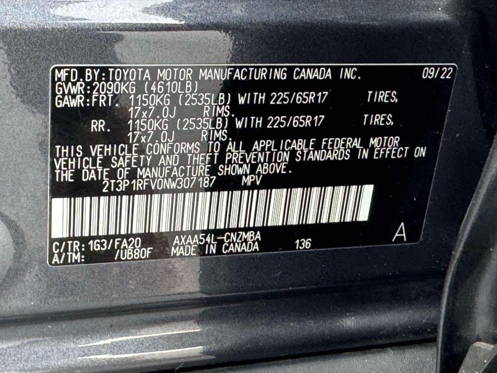 used 2022 Toyota RAV4 car, priced at $29,995