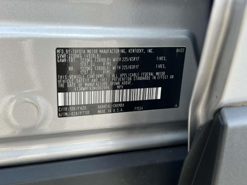 used 2022 Toyota RAV4 Hybrid car, priced at $27,995