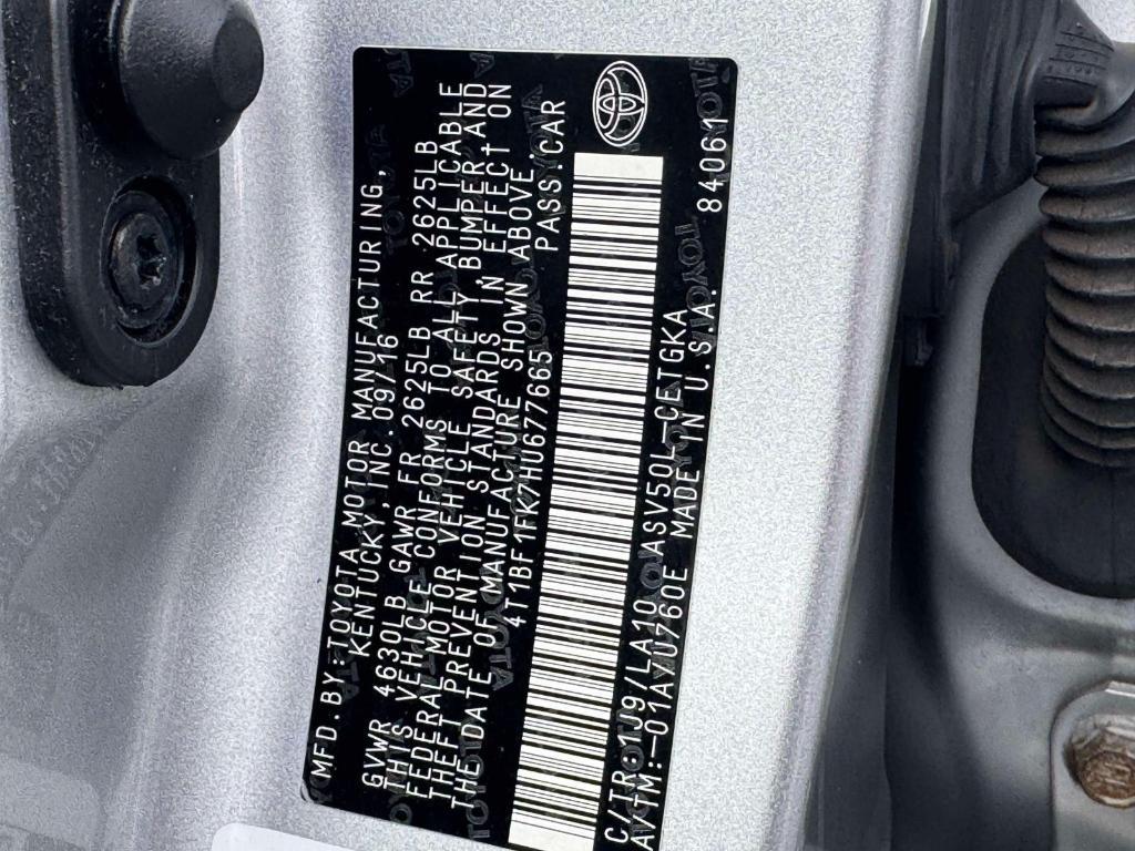 used 2017 Toyota Camry car, priced at $13,995