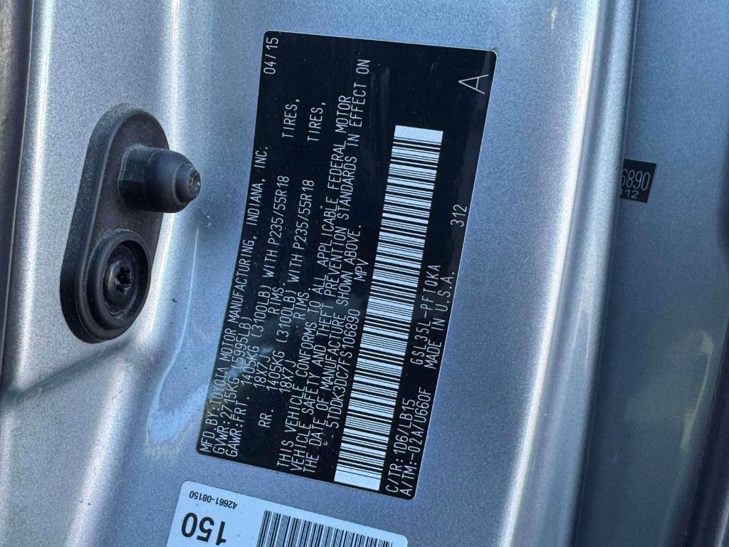 used 2015 Toyota Sienna car, priced at $15,995