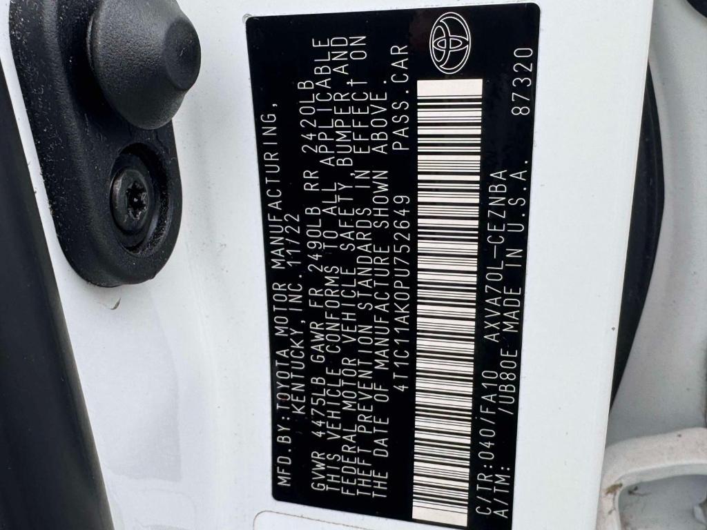 used 2023 Toyota Camry car, priced at $26,495