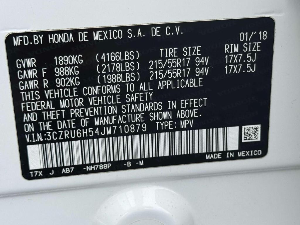 used 2018 Honda HR-V car, priced at $15,895