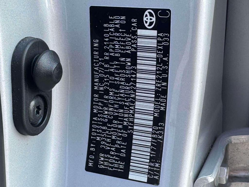 used 2022 Toyota Corolla car, priced at $20,995