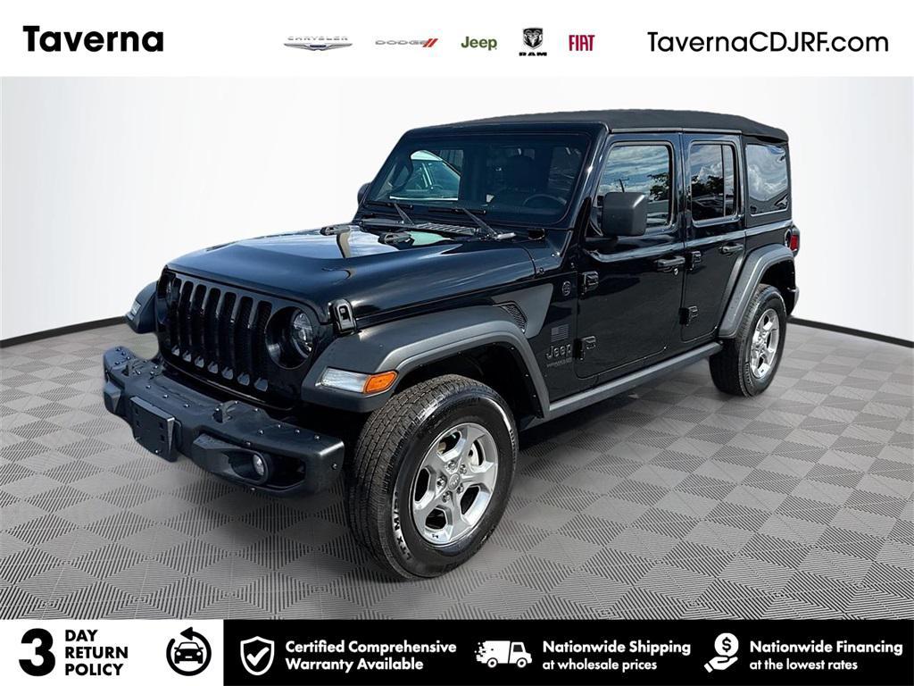 used 2021 Jeep Wrangler Unlimited car, priced at $25,021