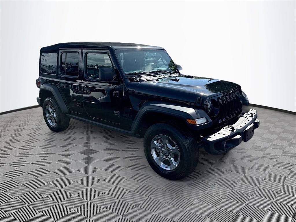 used 2021 Jeep Wrangler Unlimited car, priced at $25,021