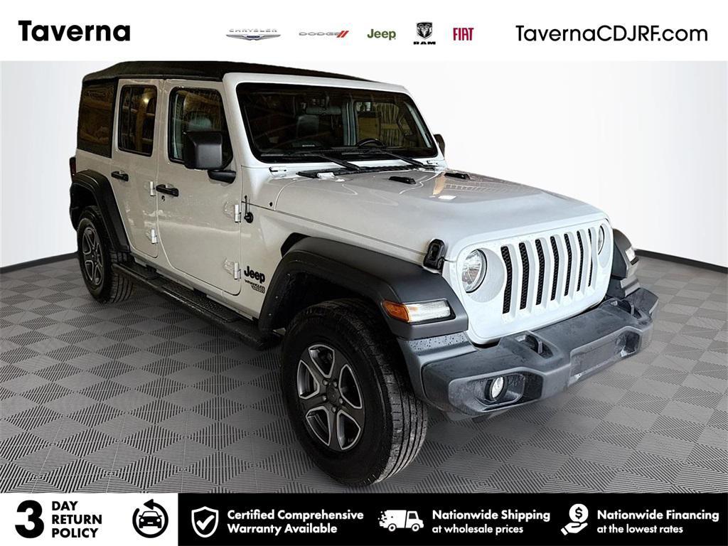 used 2021 Jeep Wrangler Unlimited car, priced at $23,496
