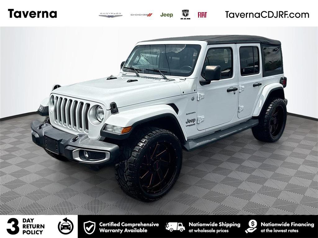 used 2021 Jeep Wrangler Unlimited car, priced at $24,145
